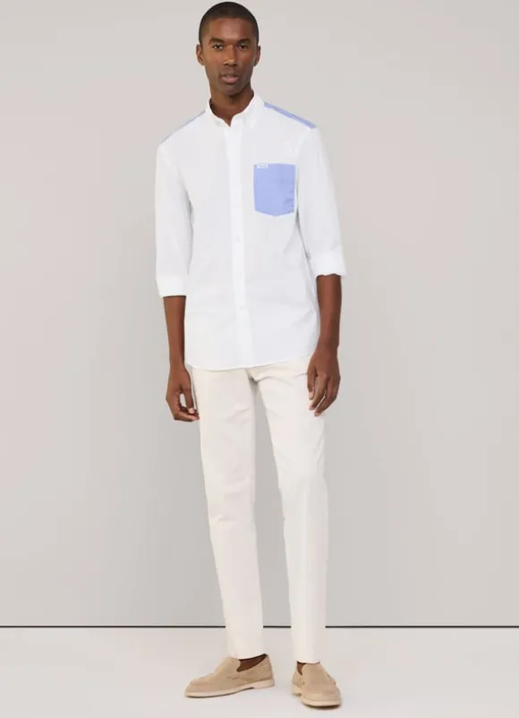 regular fit poplin shirt