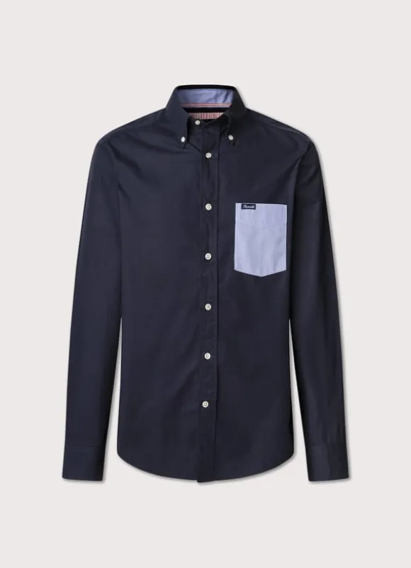 regular fit poplin shirt