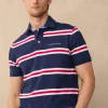 regular fit regimental striped pima polo