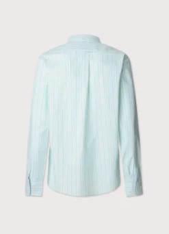 regular fit regimental striped pinpoint shirt