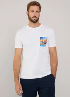 regular fit saint tropez t-shirt