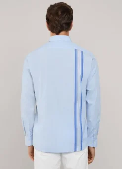 regular fit side tape fil a fil shirt