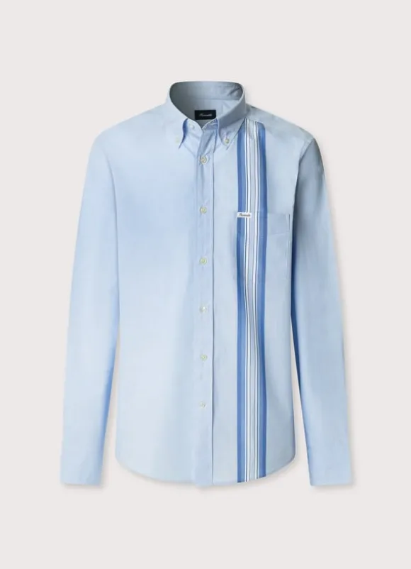 regular fit side tape fil a fil shirt