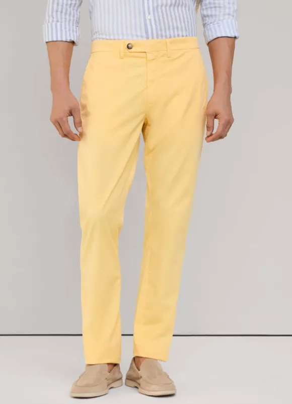 regular fit stretch chinos