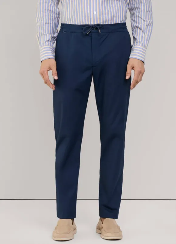 regular fit stretch trousers