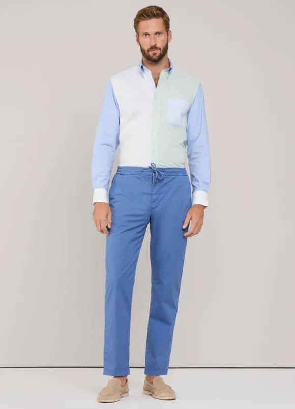 regular fit stretch trousers