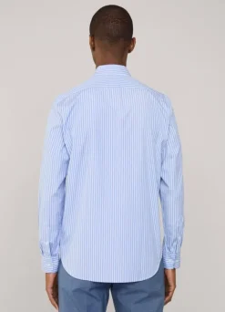 regular fit striped fil a fil shirt