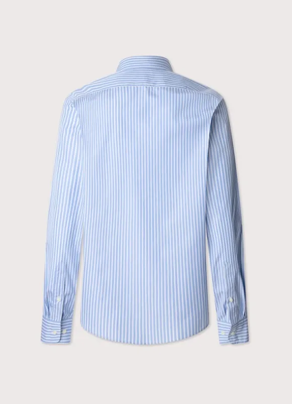 regular fit striped fil a fil shirt