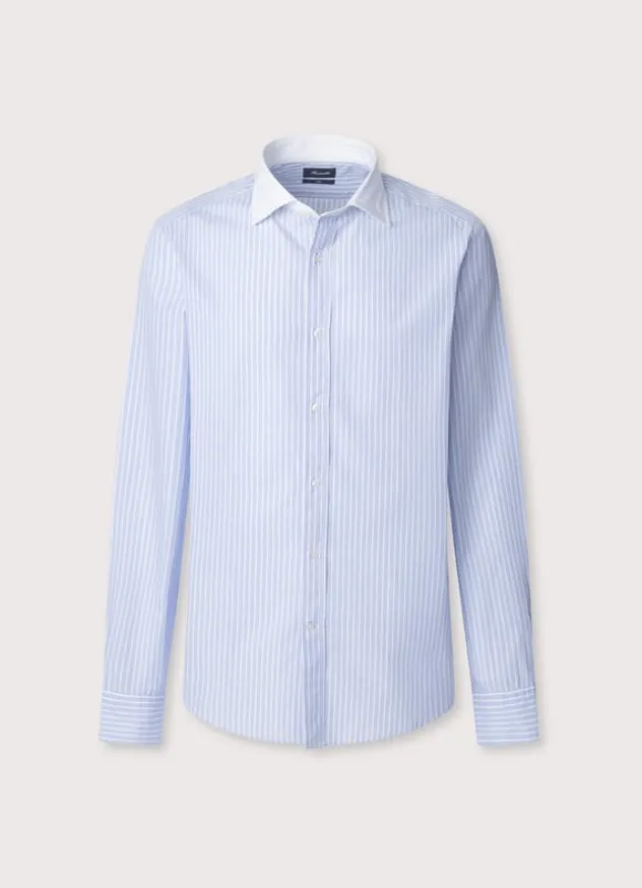 regular fit striped fil-a-fil shirt