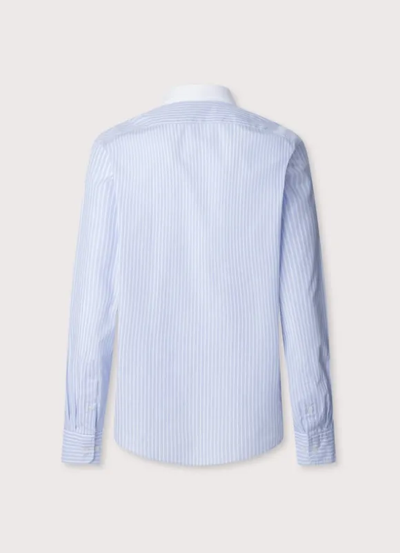 regular fit striped fil-a-fil shirt