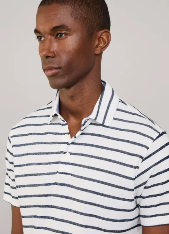 regular fit striped polo