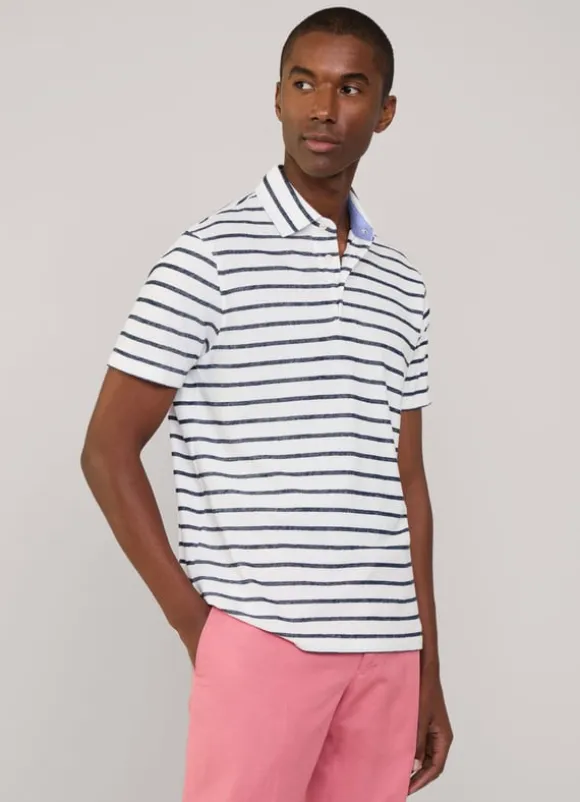 regular fit striped polo
