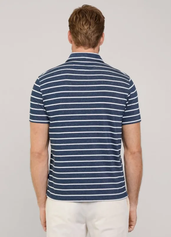 regular fit striped polo