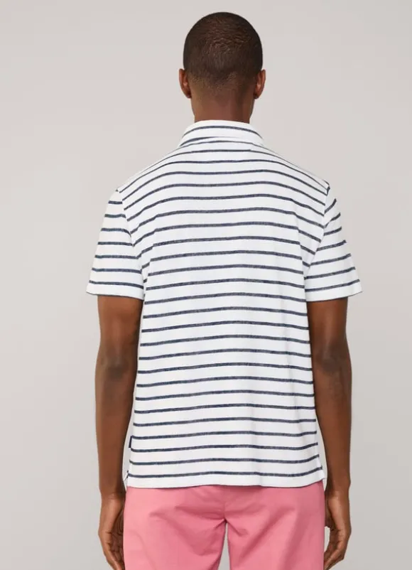 regular fit striped polo