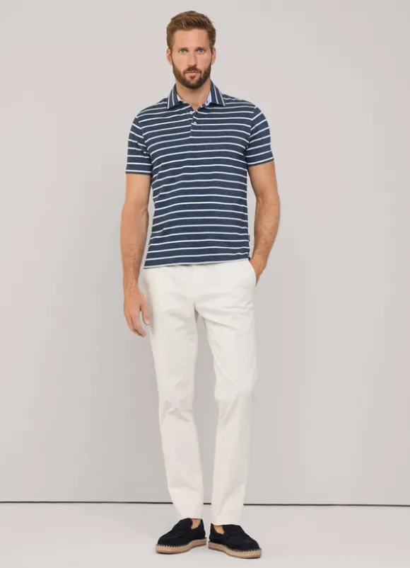 regular fit striped polo