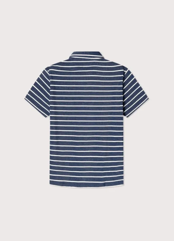 regular fit striped polo