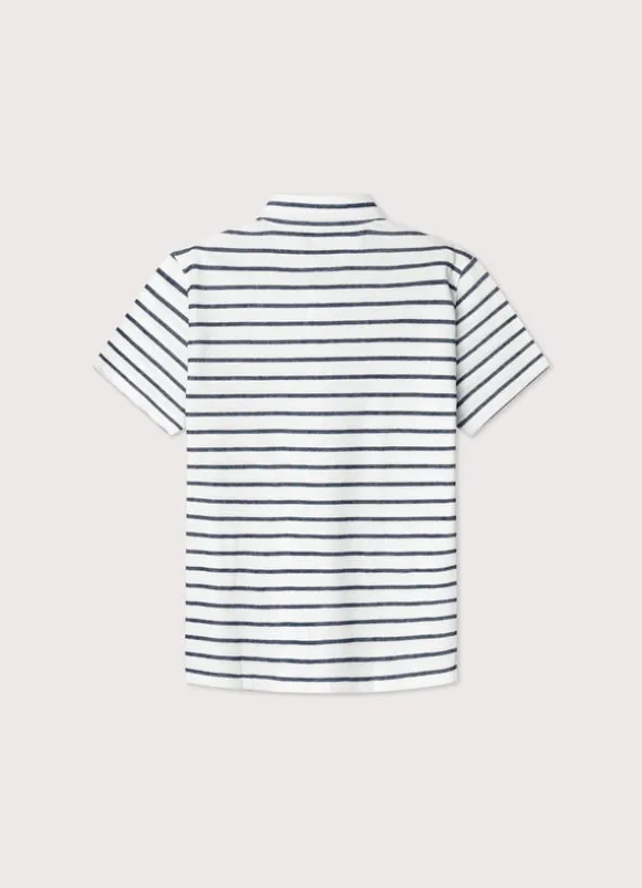 regular fit striped polo