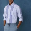 regular fit striped shirt