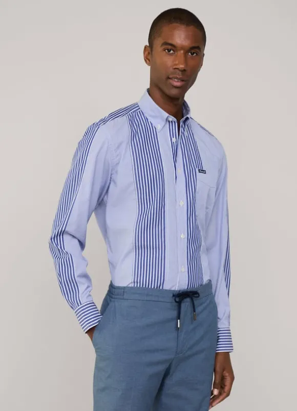 regular fit striped shirt