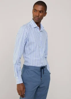 regular fit striped shirt