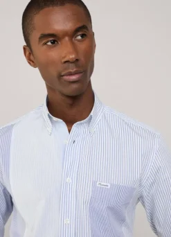 regular fit striped shirt