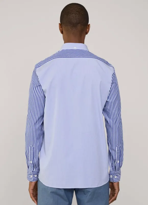 regular fit striped shirt