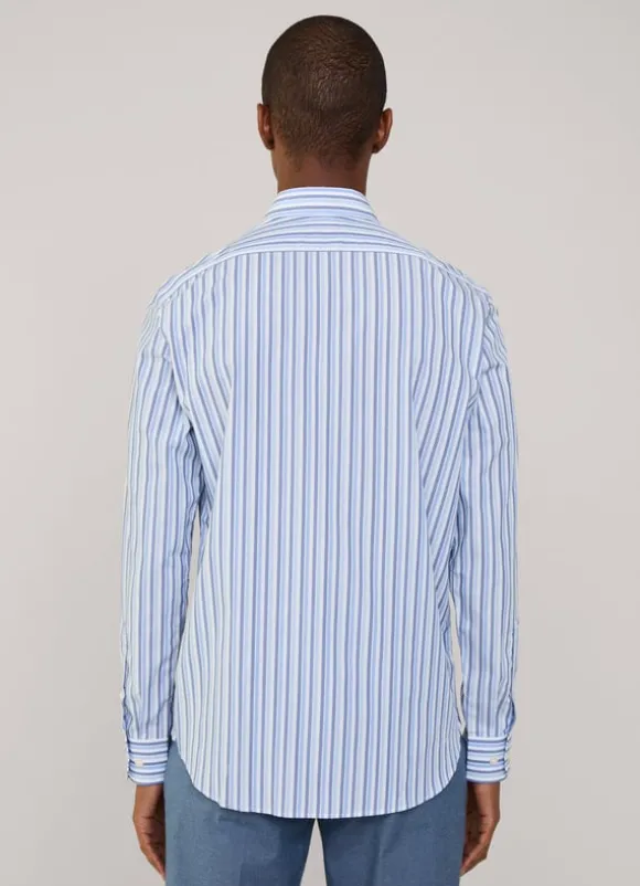 regular fit striped shirt