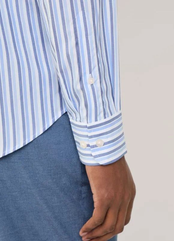 regular fit striped shirt