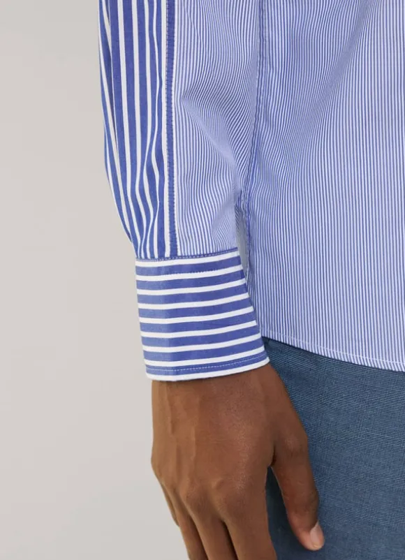 regular fit striped shirt