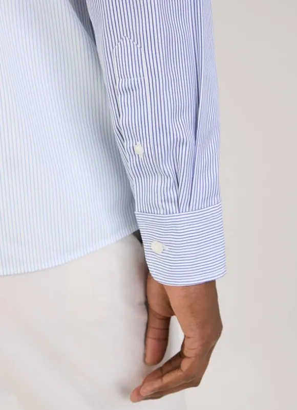 regular fit striped shirt