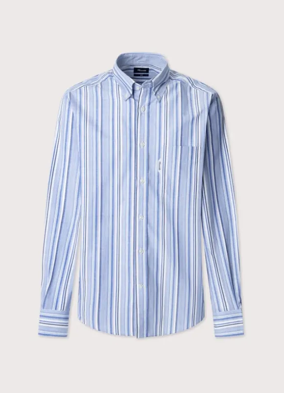 regular fit striped shirt