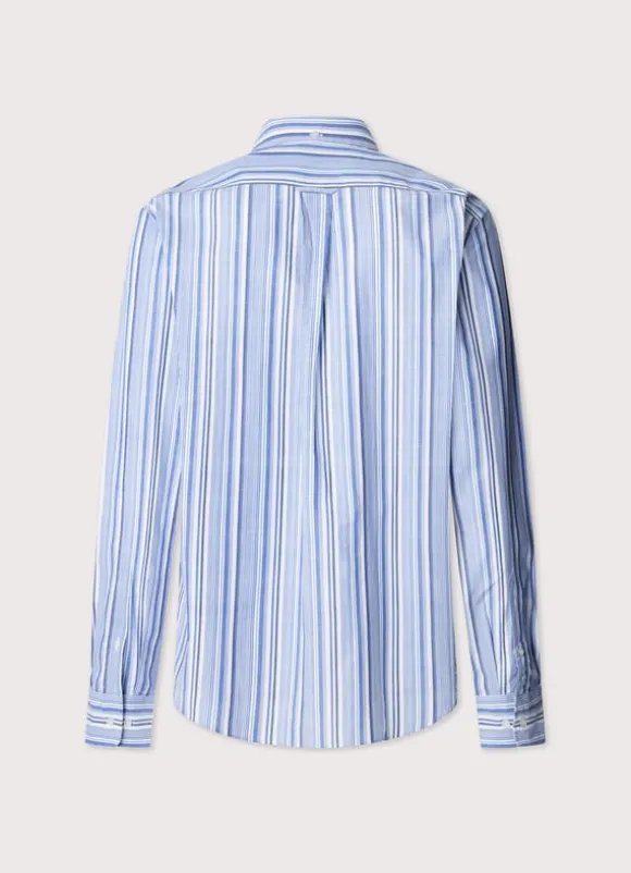 regular fit striped shirt