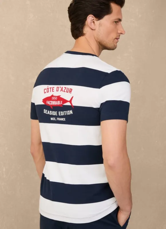 regular fit striped t-shirt