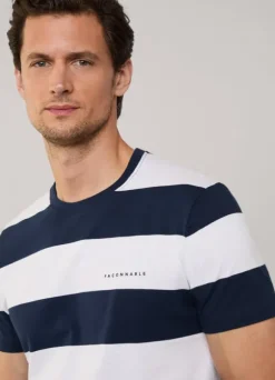 regular fit striped t-shirt