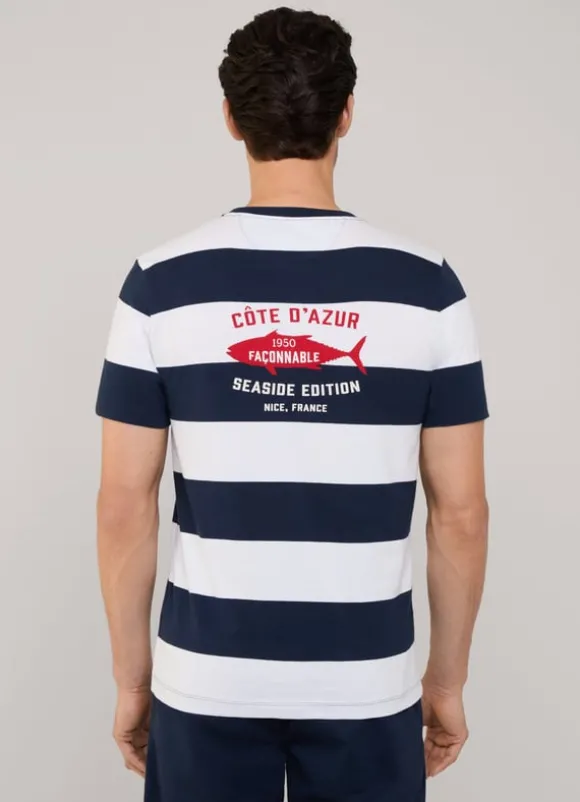 regular fit striped t-shirt