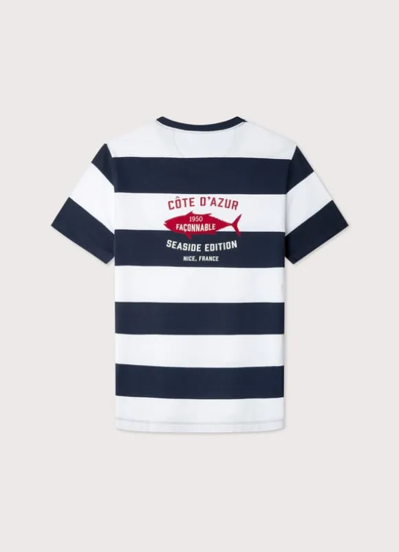 regular fit striped t-shirt