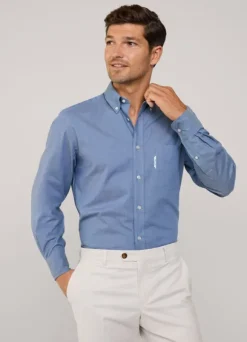 regular fit twill shirt
