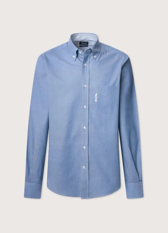 regular fit twill shirt