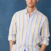 regular fit wide striped shirt