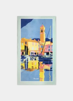 saint tropez beach towel