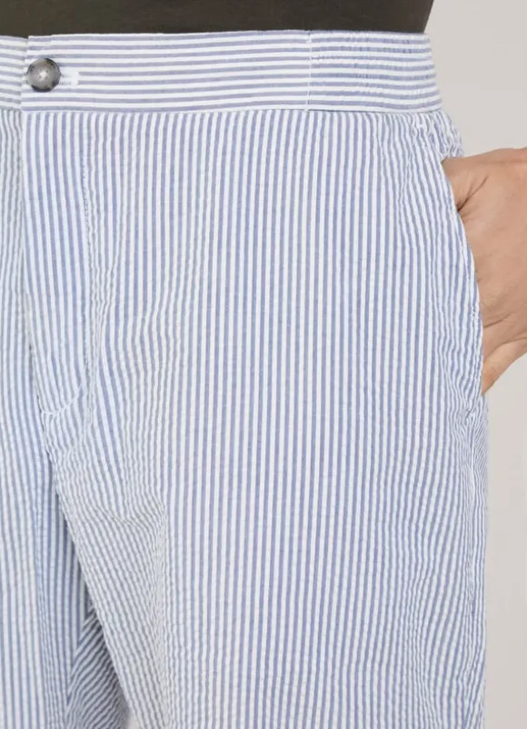 seersucker bermuda shorts