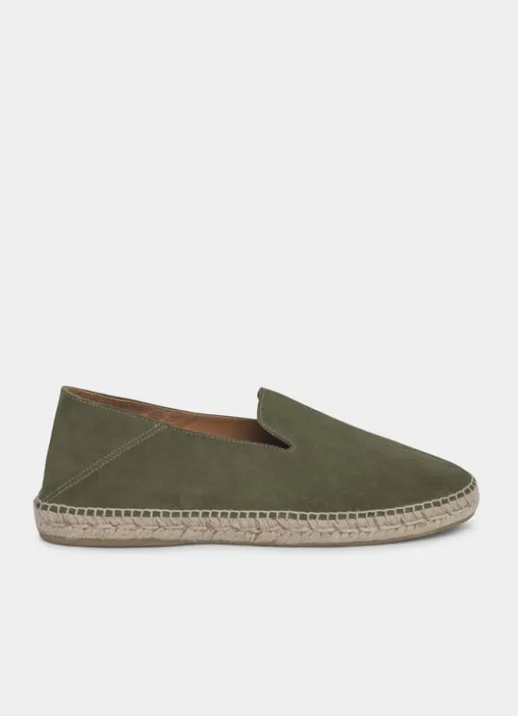 slip-on suede espadrilles