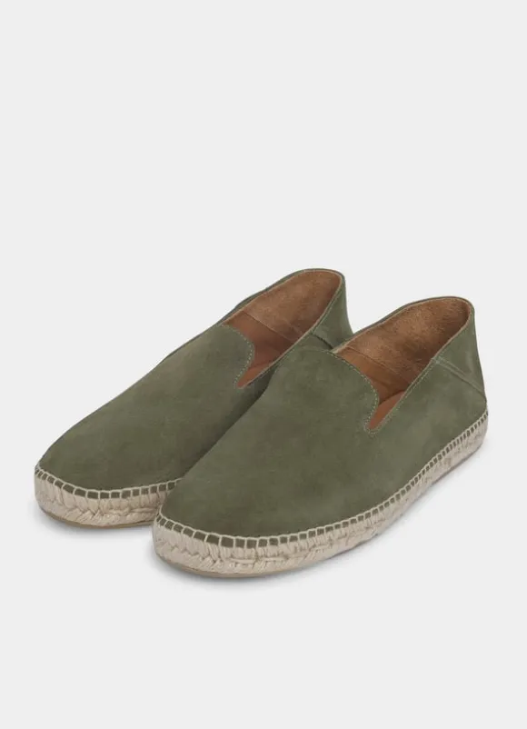 slip-on suede espadrilles