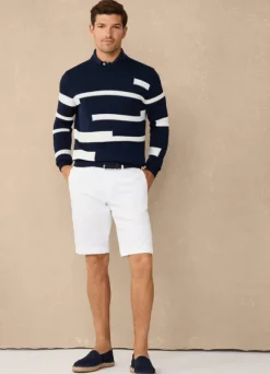 stretch chino bermuda shorts