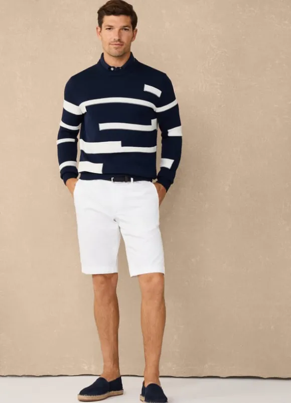 stretch chino bermuda shorts