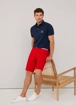 stretch chino bermuda shorts