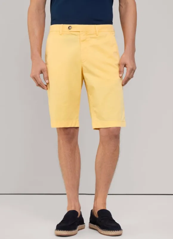 stretch chino bermuda shorts