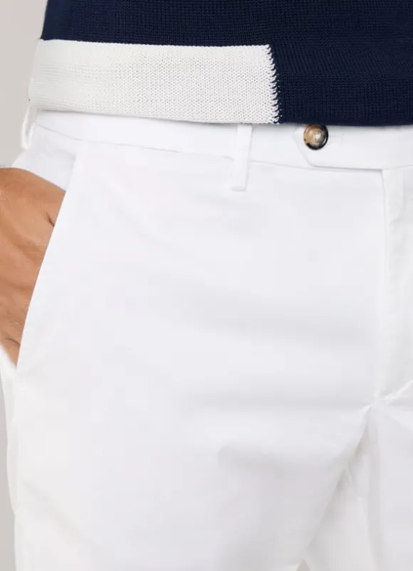 stretch chino bermuda shorts
