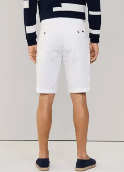 stretch chino bermuda shorts