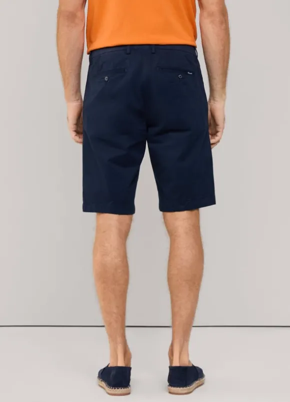 stretch chino bermuda shorts